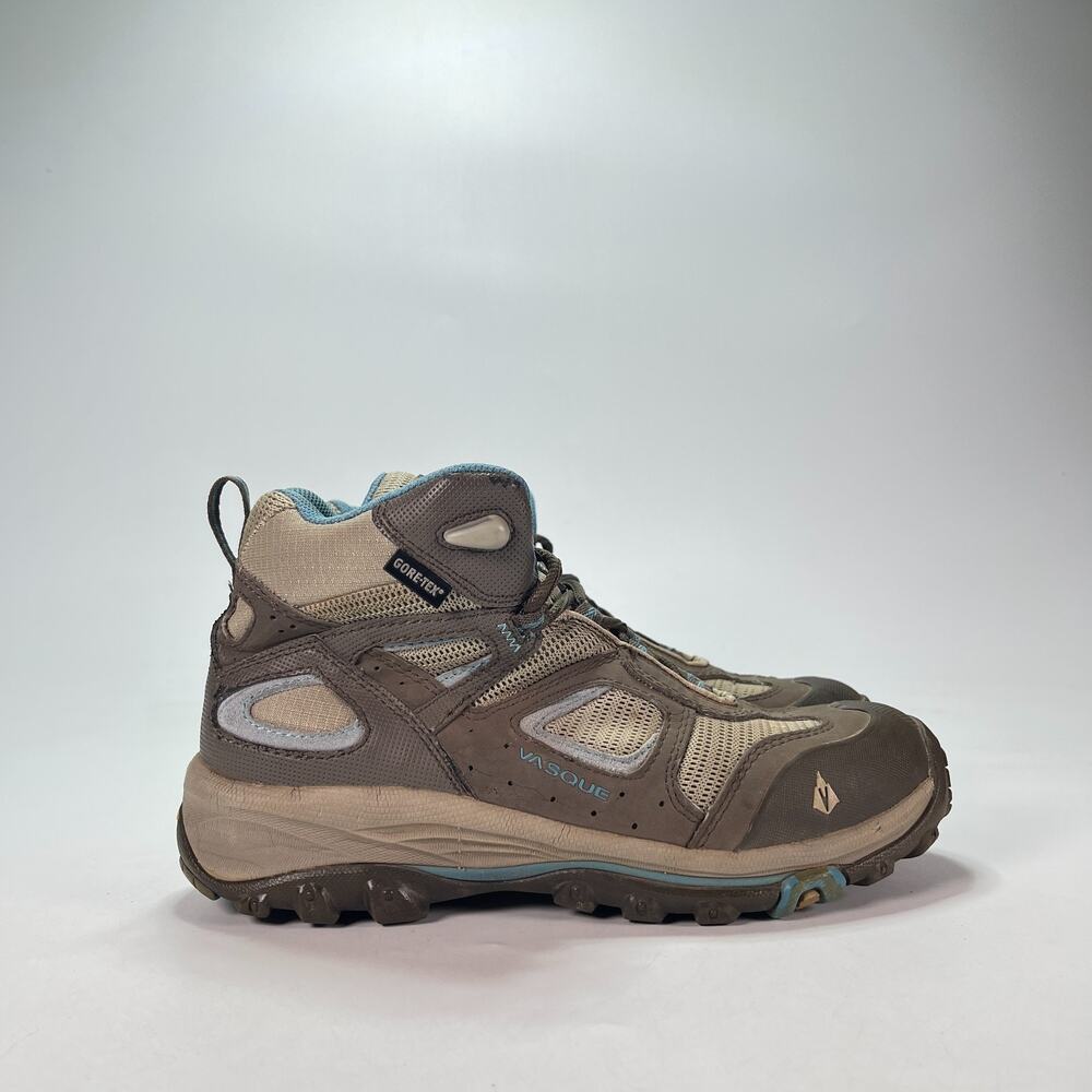 Vasque Gore-Tex Brown Blue Waterproof Outdoor Hiking Boots 7079 Women's Size 7M